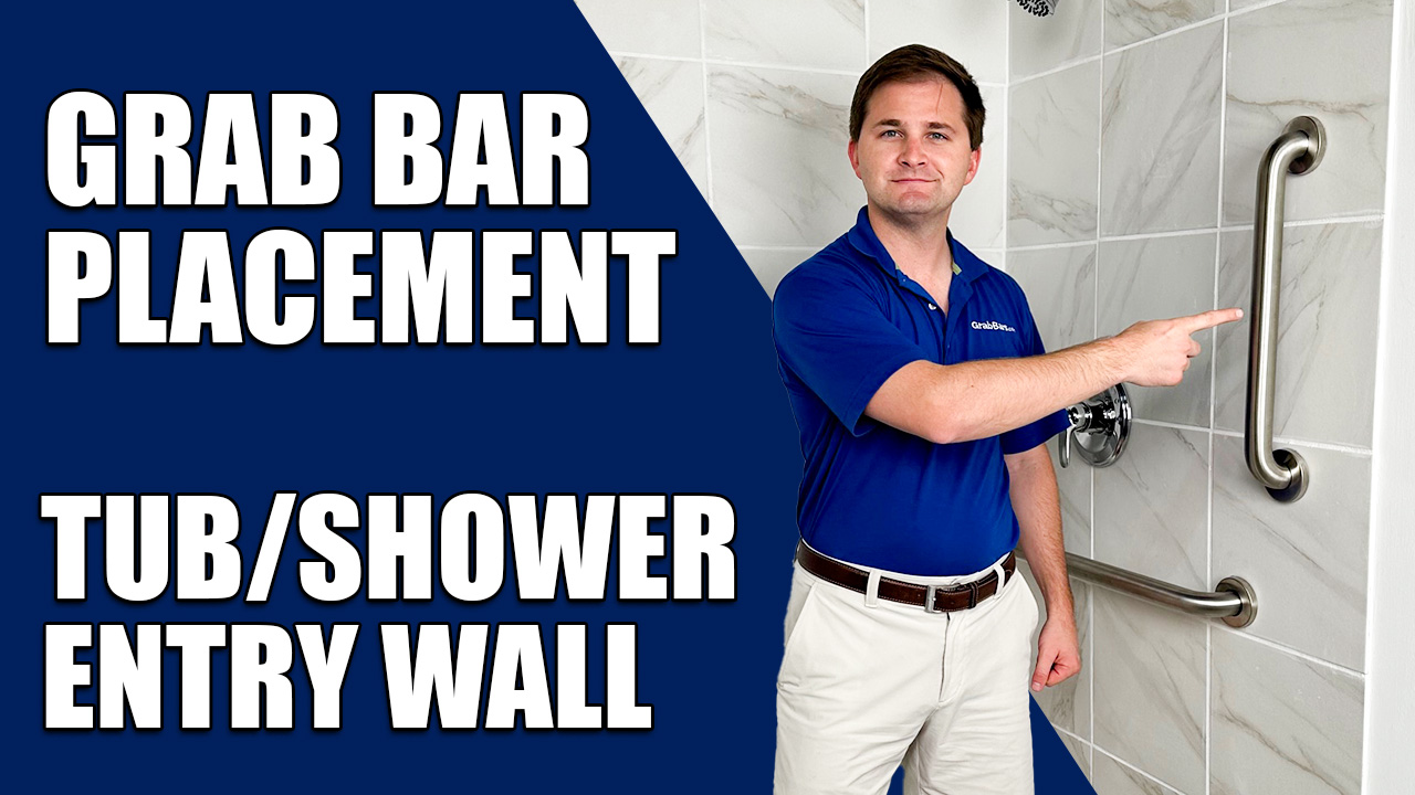 The Different Types of Shower Rails and Bathroom Grab Bars for the Elderly